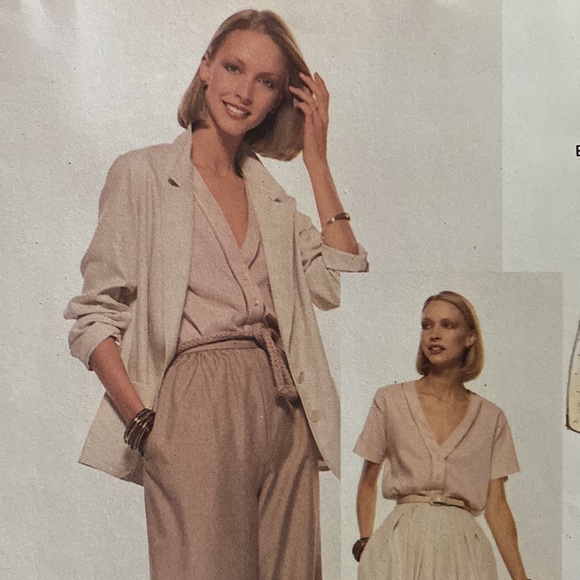 VTG Vogue American Designer Anne Klein Uncut Sewing Pattern - Picture 10 of 12